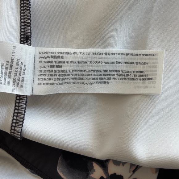 Hollister Scuba Skater Skirt - Gray Floral Size S - Picture 7 of 8